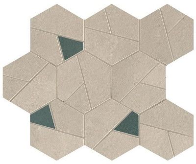 Мозаика Boost Pro Cream Mosaico Hex Blue (25.28.5) A0QO