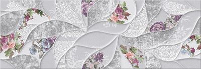 Керамическая плитка Malwiya Grey Floris (24,2x70) 506961101