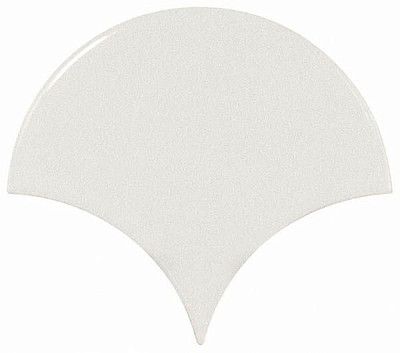 Керамическая плитка Scale Fan White (10.6x12) 21968