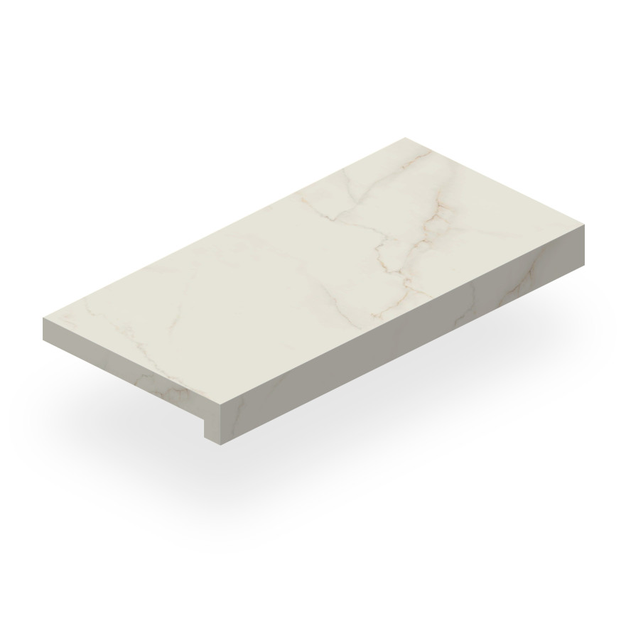 Ступень Marvel Calacatta Apuano Scalino Lappato (37.5x150) AGIO AGIO