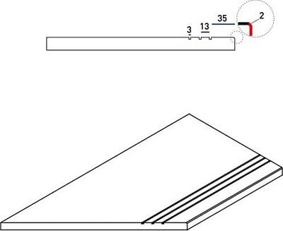 Black Bordo Grip Sx 620090000681 (30x60)