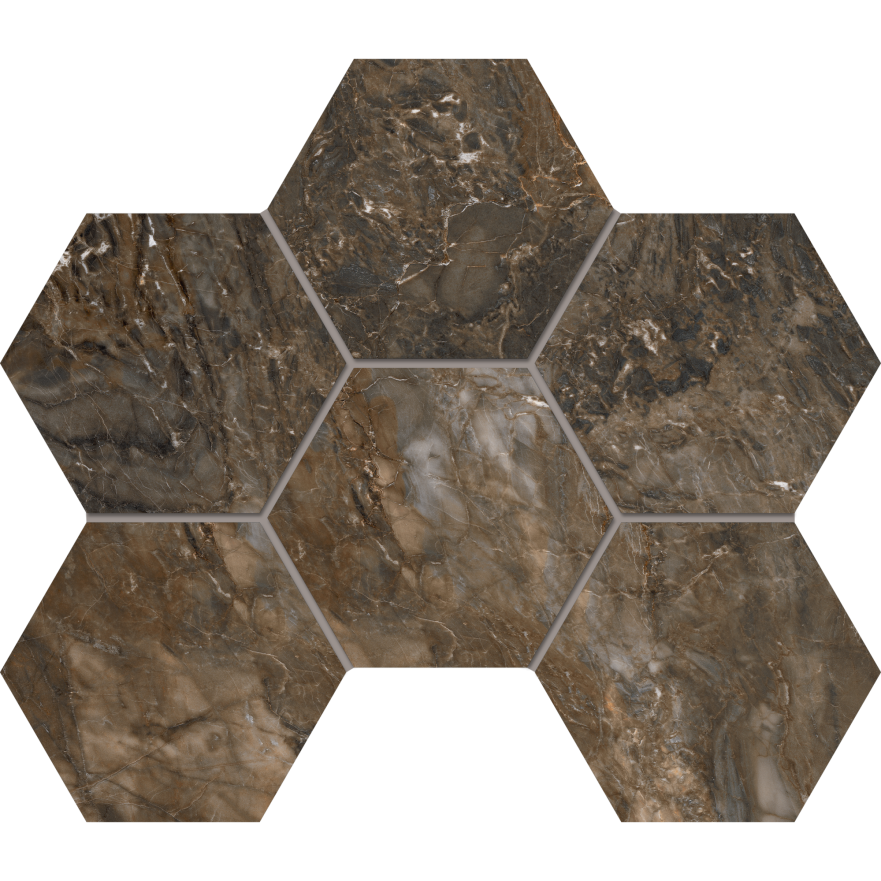Мозаика BR04 Hexagon (25x28,5) непол. BR 04