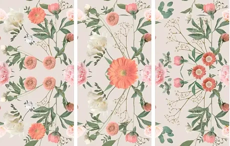 Панно Seventies Spring mix (компл. из 3-ех штук) (60x90) 06-01-1-37-05-11-3658-0
