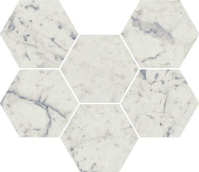 Мозаика Charme Extra Carrara Mosaico Hexagon 620110000065 (25x29)