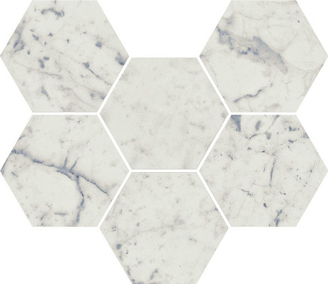 Мозаика Charme Extra Carrara Mosaico Hexagon 620110000065 (25x29)