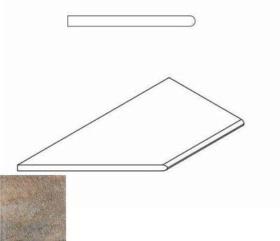 Бортик левый закругленный Emerald Bordo Round Sx 620090000265 (30x60)