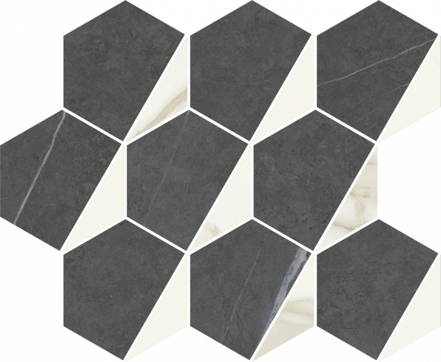 Мозаика Metropolis Mosaico Hexagon Cold 620110000159 (25.4x31) 620110000159