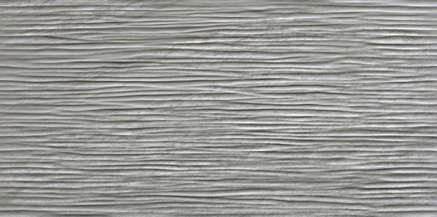 Керамическая плитка Brave 3D Wave Grey (40x80) 8BDE 8BDE
