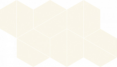 Мозаика White Trapezium (18x31.4) 620110000127