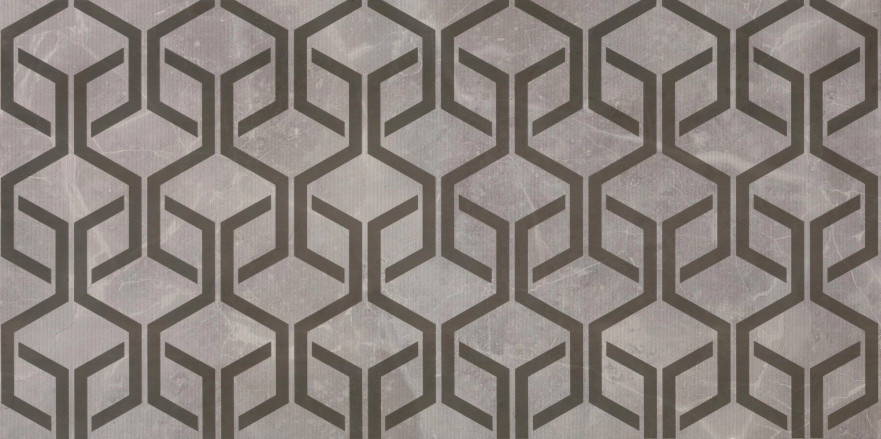 Декор Marvel Grey Fleury Hexagon (40x80) 8MHG 8MHG