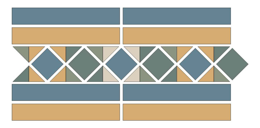 Бордюр ABU DHABI BORDER (28.1x14.7)