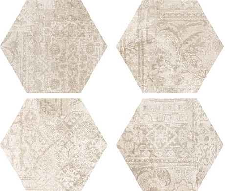 Керамогранит Concrete Almond Decor Hex (22x25)