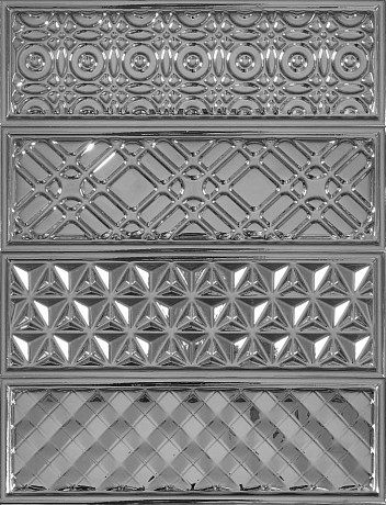 Декор Garden Dec Geometry PVD Plata  (10х30)