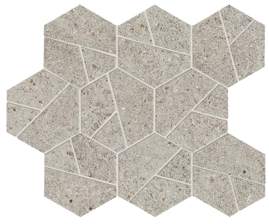 Мозаика Boost Stone Pearl Mosaico Hex (25.28.5) A7CY A7CY