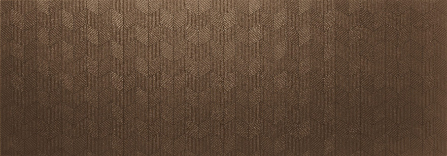 Керамическая плитка Rev. Pearl copper chevron (31.6x90)