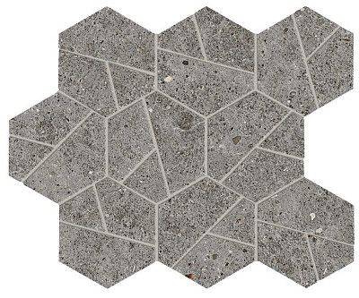 Мозаика Boost Stone Smoke Mosaico Hex (25.28.5) A7C0