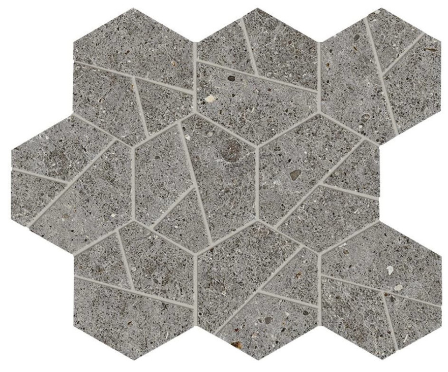 Мозаика Boost Stone Smoke Mosaico Hex (25.28.5) A7C0 A7C0