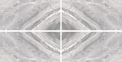 Декор Supreme Book Match Silver 77538 (60x120)