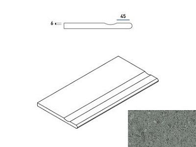 Grey Bordo Svasato Round 620090000585 (30x60)