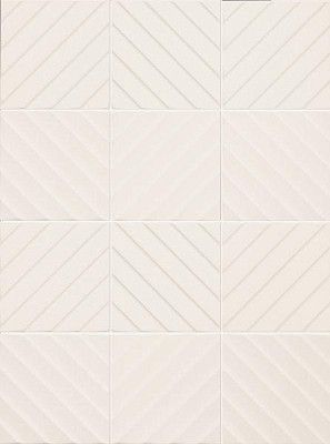 Настенная плитка 4D Diagonal White (20x20)