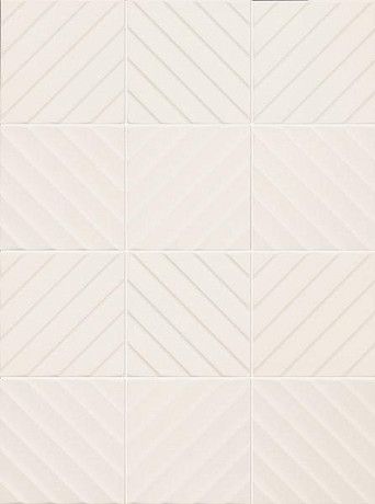 Настенная плитка 4D Diagonal White (20x20)