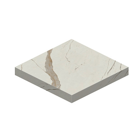 Ступень Marvel Calacatta Sublime Scalino Angolare Lappato (37.5x37.5) AGJO