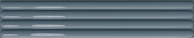 Керамическая плитка Plinto Out Blue Gloss 10,7*54,2
