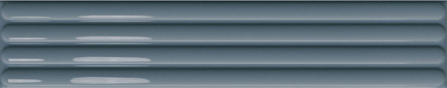 Керамическая плитка Plinto Out Blue Gloss 10,7*54,2