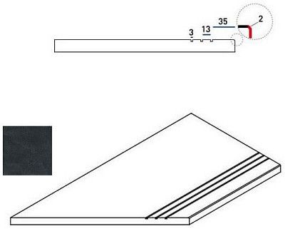 Titanio BordoGrip Sx 620090000421 (30x60)