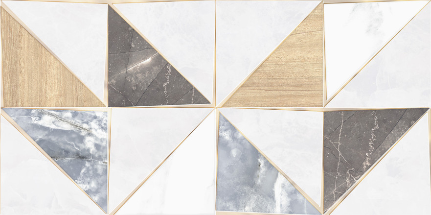 Плитка настенная Triangle Mix (24.9x50) WT9TRI55 WT9TRI55
