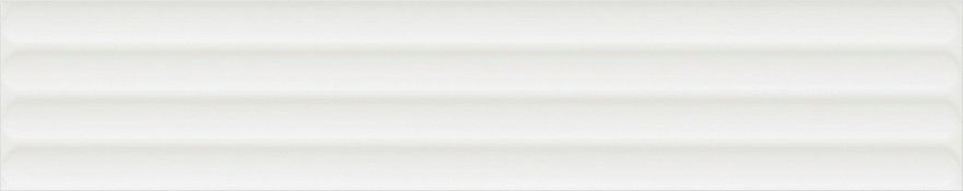Керамическая плитка Plinto Out White Matt 10,7*54,2