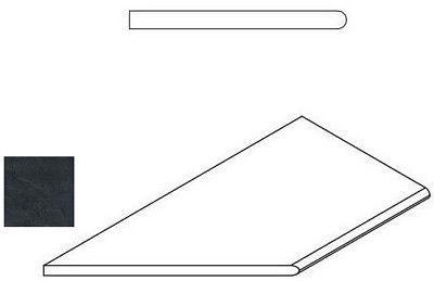 Titanio Bordo Round Sx 620090000415 (30x60)