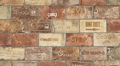 Керамогранит ROAD SIGNS MIX CENTRAL PARK (10x20) 1048422