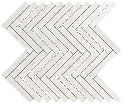 Мозаика Marvel Bianco Dolomite Herringbone Wall (30.5x30) 9SHD