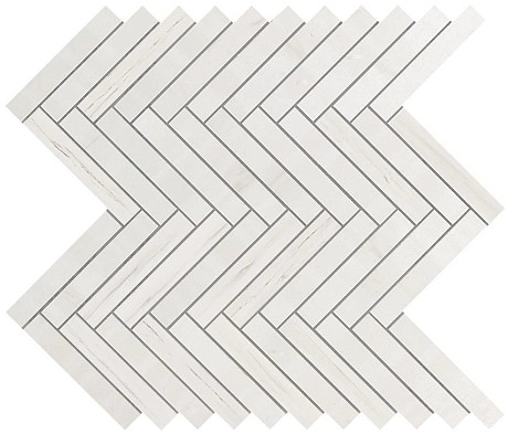 Мозаика Marvel Bianco Dolomite Herringbone Wall (30.5x30) 9SHD