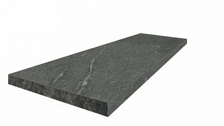 Ступень угловая левая Lugano Graphite Scal. Ang.Sx Nat (33x90) 620070001860