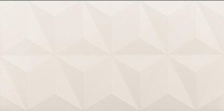 Настенная плитка 4D Diamond White Matt Rett (40x80) D728