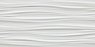 Керамическая плитка 3D Ribbon White Matt (40x80) 8SBW