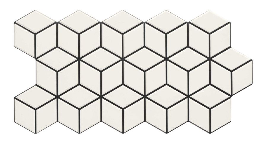 Керамогранит Rhombus Snow (26.5x51) RLD000031
