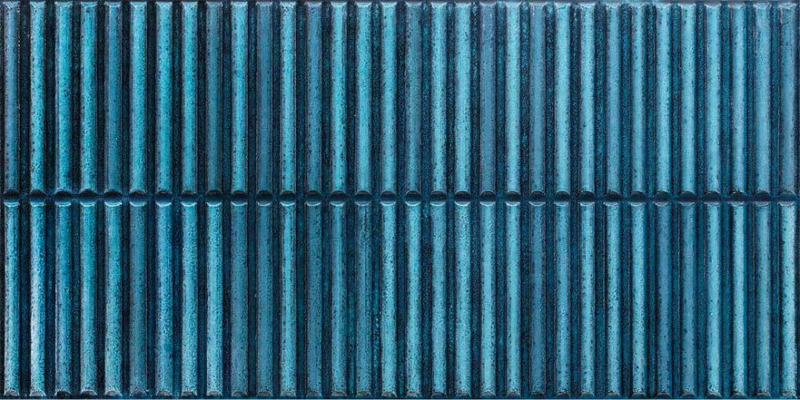 Керамическая плитка 05232 Stripes Blue Glossy Ret (30x60) 05232