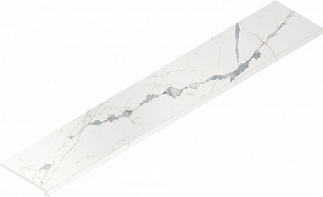 Ступень фронтальная Stellaris Statuario White Scalino(33x160)