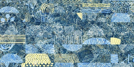 Керамогранит ROCKSTONE AZURE DÉCOR NEBULA SERIES (х) (60x120) BZ75841
