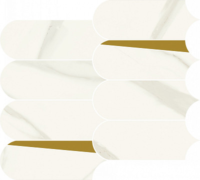 Мозаика Metropolis Calacatta Mosaico Elegant 600110000948 (32.5x36.1)