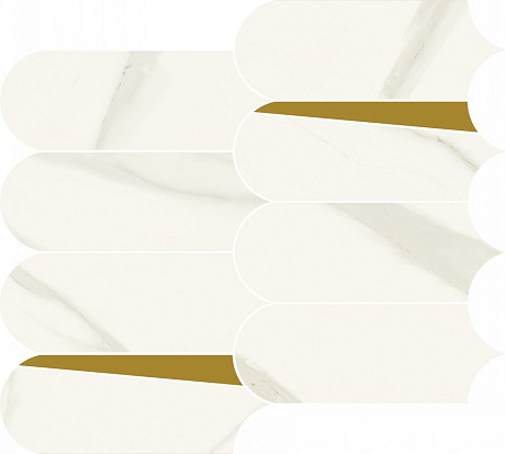 Мозаика Metropolis Calacatta Mosaico Elegant 600110000948 (32.5x36.1)