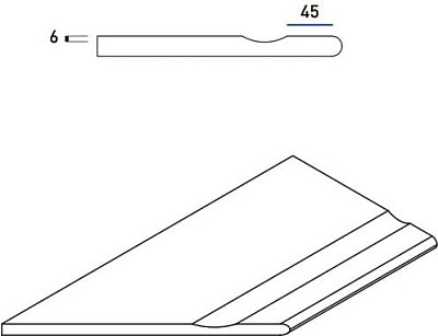 Black Bordo Svasato Round Sx 620090000666 (30x60)
