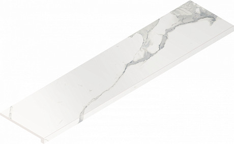 Ступень угловая правая Stellaris Statuario White Scalino Ang Dx (33x120)