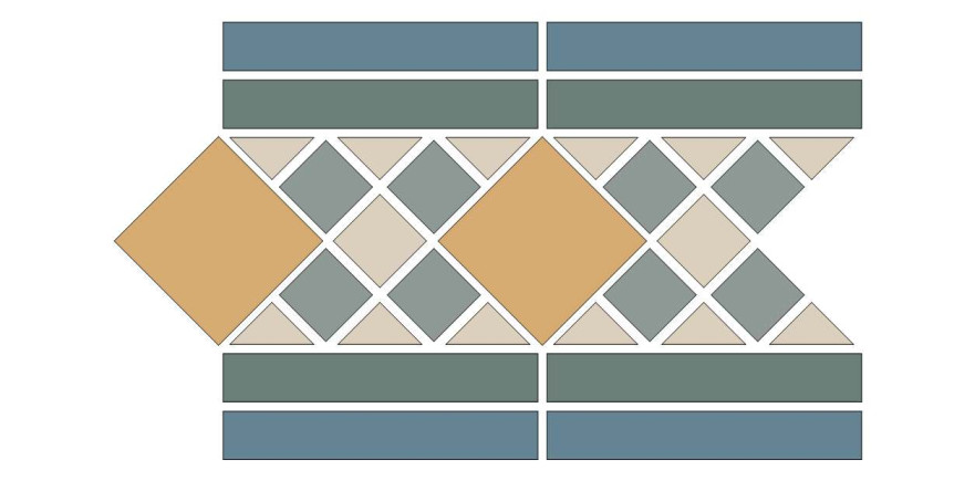 Мозаика AMIENS SHEET (19.9x35)