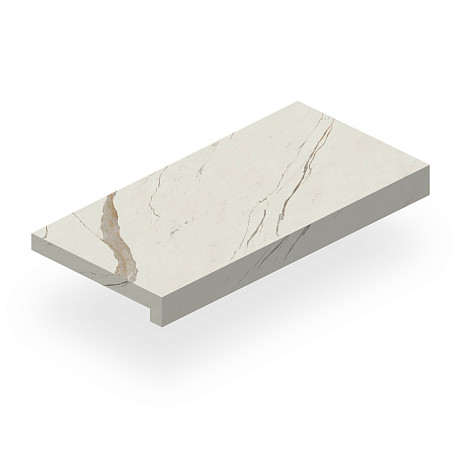 Ступень Marvel Calacatta Sublime Scalino Lappato (33x120) AGIE