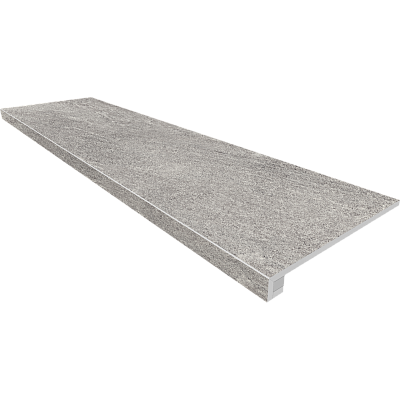 Комплект (Ступень TN01 (33x120) непол. (прямоугол. бортик) без насечек + подступенок (14,5x120)