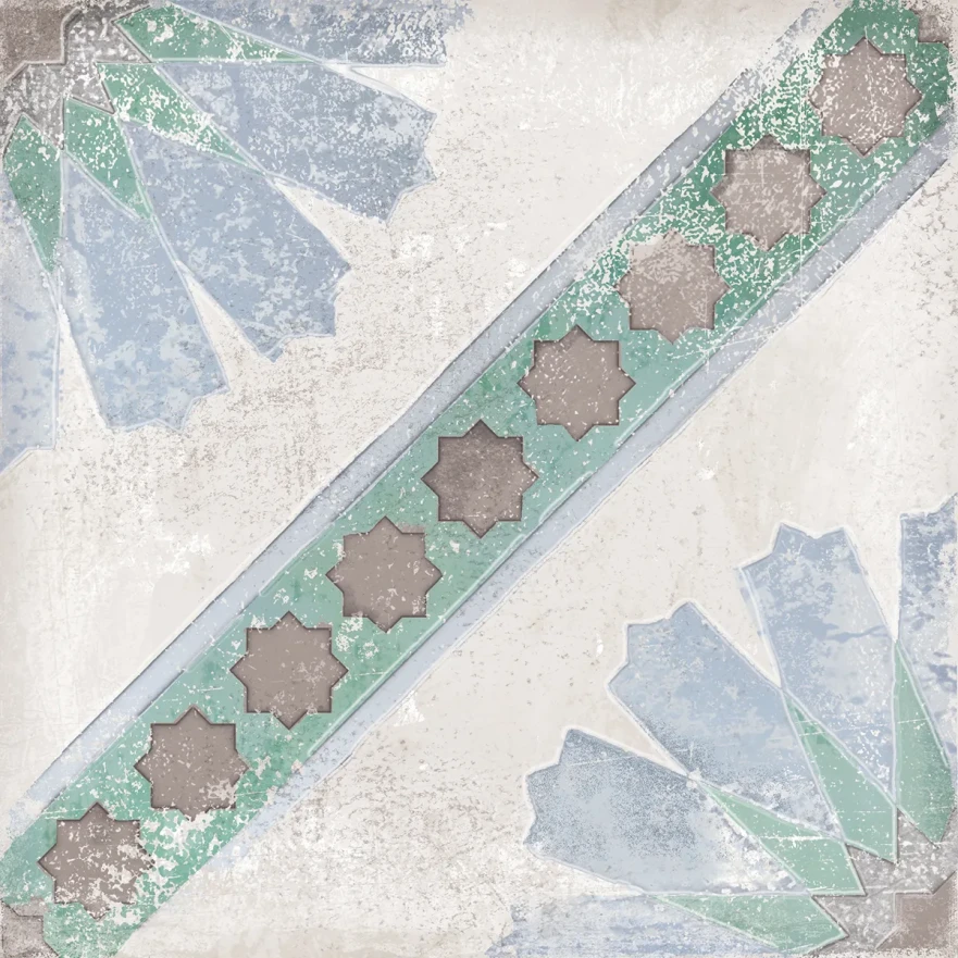 Керамическая плитка Mate Decor Zellige (15x15) 00-00108863 00-00108863